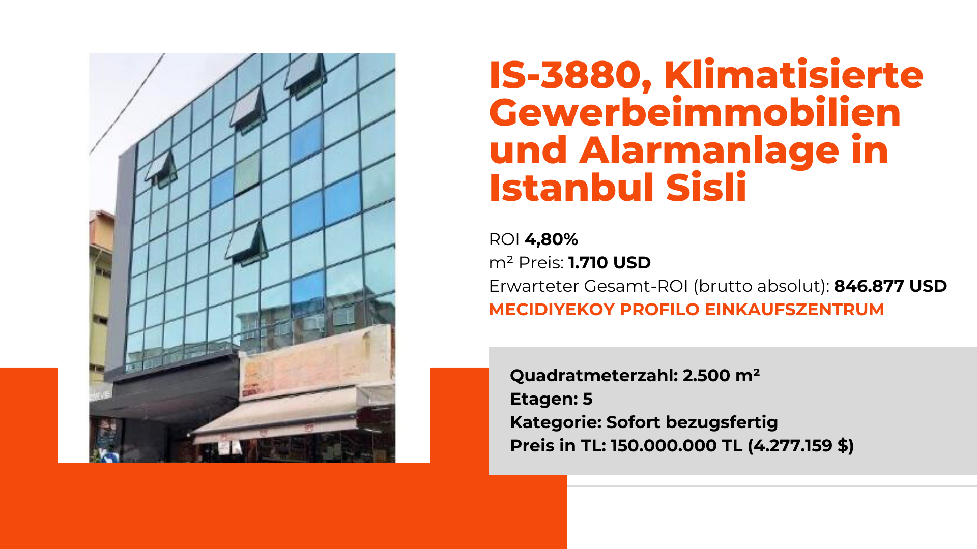 Weitläufige Gewerbeimmobilie in Şişli