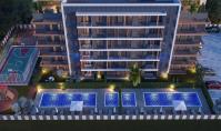 AN-1090-4, Neubau-Wohnung (2 Zimmer, 1 Bad) mit Pool und Balkon in Antalya-Aksu