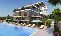 AN-1156-1, Bergblick-Wohnung (2 Zimmer, 1 Bad) mit Balkon und Pool in Antalya-Aksu