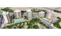 AN-1275-3, Neubau-Wohnung (3 Zimmer, 1 Bad) mit Balkon und Pool in Antalya-Aksu