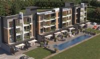 AN-1449-1, Neubau-Wohnung (2 Zimmer, 1 Bad) mit Balkon und Pool in Antalya-Aksu