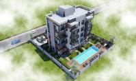 AN-1491-1, Neubau-Wohnung (3 Zimmer, 1 Bad) mit Balkon und Pool in Antalya-Aksu