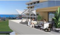 NO-526-2, Strandnahe Wohnung (2 Zimmer, 1 Bad) mit Balkon und Pool in Nordzypern-Yeni Iskele