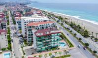 AL-1255, Am Strand gelegene Bergblick-Eigentumswohnung mit Mittelmeer-Blick in Alanya-Kestel