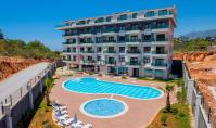 AL-1258, Neubau-Eigentumswohnung mit Balkon und Pool in Alanya-Oba