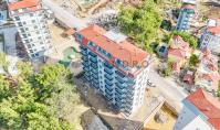 AL-1335, Bergblick-Eigentumswohnung mit Ausblick auf das Mittelmeer und Balkon in Alanya-Avsallar