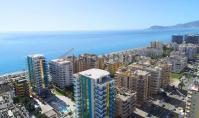 AL-1385, Strandnahe Meerblick-Eigentumswohnung mit Balkon in Alanya-Mahmutlar