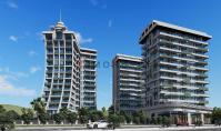 AL-836-3, Meerblick-Wohnung (3 Zimmer, 2 Bäder) mit Balkon und Wellnessbereich in Alanya-Mahmutlar