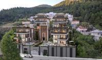 AL-1288-3, Meerblick-Villa (6 Zimmer, 4 Bäder) mit Pool und Tiefgaragen-Parkplatz in Alanya-Tepe