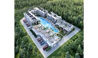 NO-354-7, Strandnahe Wohnung (2 Zimmer, 1 Bad) mit Berg-Panorama und Pool in Nordzypern-Lapta
