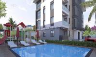 AN-1731-7, Neubau-Eigentumswohnung (2 Zimmer, 1 Bad) mit Balkon und Pool in Antalya-Dösemealti