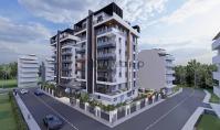 AN-1025-5, Klimatisierte Eigentumswohnung (1 Zimmer, 1 Bad) mit Terrasse und offener Küche in Antalya-Zentrum