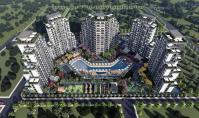 ME-117-3, Neubau-Eigentumswohnung (4 Zimmer, 2 Bäder) mit Pool und Balkon in Mersin-Mezitli Akdeniz
