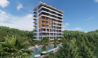 AL-1437-2, Bergblick-Eigentumswohnung (4 Zimmer, 2 Bäder) mit Balkon und Pool in Alanya-Tosmur