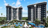 AL-1446-1, Berg-Panorama-Eigentumswohnung (3 Zimmer, 2 Bäder) mit Wellnessbereich und Terrasse in Alanya-Avsallar