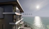 AL-1044-5, Meerblick-Wohnung (4 Zimmer, 2 Bäder) mit Terrasse und Pool in Alanya-Zentrum