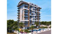 AL-841-10, Meerblick-Wohnung (3 Zimmer, 2 Bäder) mit Bergblick und Balkon in Alanya-Payallar