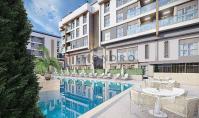 AN-1260-4, Klimatisierte Eigentumswohnung (2 Zimmer, 1 Bad) mit Balkon und Pool in Antalya-Konyaalti