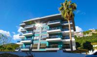 AL-1467, Klimatisierte Wohnung (2 Zimmer, 1 Bad) mit Wellnessbereich und Fitnessanlage in Alanya-Dinek