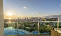 AL-1479, Fernblick-Eigentumswohnung mit Wellnessbereich und Terrasse in Alanya-Kestel
