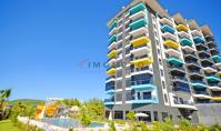 AL-1520, Fernblick-Wohnung mit Wellnessbereich und Balkon in Alanya-Avsallar