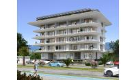 AL-1539, Strand-Wohnung (2 Zimmer, 1 Bad) mit Ausblick auf das Mittelmeer und Balkon in Alanya-Kestel