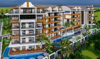 AL-1547, Strandnahe Fernblick-Wohnung mit Wellnessbereich in Alanya-Oba