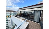 AL-1598, Luxuriös Möblierte Maisonette mit Meerblick, Terrasse und Großem Balkon in Zentrumsnähe von Mahmutlar