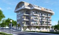 AL-1628-1, Fernblick-Wohnung (3 Zimmer, 1 Bad) mit Pool und Balkon in Alanya-Mahmutlar