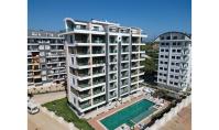 AL-1450-3, Stilvolle Wohnung mit Panoramablick auf die Berge, Balkon und Tiefgaragenstellplatz in Alanya Avsallar