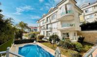 AL-1804, Möblierte 2+1-Wohnung (120 m²) mit Meerblick, Pool und Sauna, 400 m vom Meer entfernt in Alanya