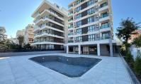 AL-1824, Möblierte 2+1-Wohnung (75 m²) mit Pool, Sauna und Fitnessbereich, 250 m vom Kleopatra-Strand im Zentrum von Alanya entfernt