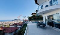AL-1847, Möblierte 3+1-Villa (150 m²) mit Meer- und Burgblick, großer Terrasse und Pool in Alanya Tepe – Aufenthaltsgenehmigung möglich