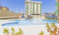 AL-1880, Neue, unmöblierte 1+1-Wohnung (55 m²) im 3. Stock mit Balkon, großem Pool mit Aquapark, Sauna und Fitnessraum – Avsallar