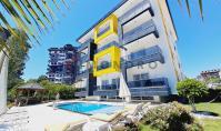AL-1876, Möblierte 1+1-Wohnung (63 m²) im erhöhten Erdgeschoss mit Pool, Sauna und Fitnessraum, 1,5 km vom Meer entfernt – Avsallar, Baujahr 2022