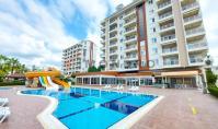 AL-1886, Türkisches Bad, Fitnessraum und zwei Pools – Möblierte 1+1-Wohnung mit 60 m² Wohnfläche und Balkon in Avsallar, 900 m vom Strand entfernt