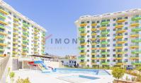 AL-1910, Balkon mit Gartenblick und 80 m² Wohnfläche – 2+1-Wohnung in einer Aqua-Park-Anlage mit Kino und Hamam in Avsallar
