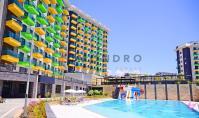 AL-1931, Bezugsfertiges Penthouse-Duplex – möblierte 100 m² große 2+1-Wohnung mit Aquapark, Kino und Sauna, Avsallar