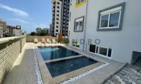 AL-1937, Zweistöckige Maisonette-Wohnung mit zwei Balkonen, Baujahr 2023 – 120 m² (2+1), mit Pool, Sauna und Dampfbad, Avsallar