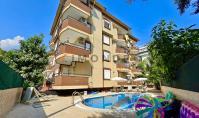 AL-2001, Doppelbalkon und Pool, nur 150 m vom Meer entfernt – möblierte 2+1-Wohnung mit 110 m² Wohnfläche und amerikanischer Küche, Oba