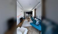 AL-2043, Komplex direkt am Strand mit Innenpool, Hamam und Kino – möblierte 80 m² große 2+1-Wohnung im 4. Stock, Oba