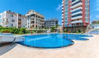 AL-2072, Meerblick von einem verglasten Balkon – 95 m² große 2+1-Wohnung im 6. Stock, Pool mit Wasserrutsche und Fitnessraum, Payallar