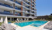 AL-2076, Penthouse-Maisonette mit Meerblick und drei Balkonen – möbliert, 184 m², 3+1, Wohnanlage aus dem Jahr 2025 mit Spa und Fitnessstudio, Payallar