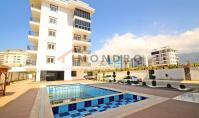 AL-2130, Zwei Terrassen mit Meerblick – Möblierte 170 m² große 3+1-Maisonettewohnung mit Innenpool, Sauna und Fitnessraum, Kargıcak
