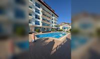 AL-2132, Garten-Maisonette mit direktem Blick auf den Pool – möbliert, 110 m², 2+1, 300 m zum Meer, Kestel