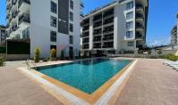 AL-2140, Nach Osten ausgerichtete, möblierte 1+1-Wohnung mit 55 m² und Balkon – Pool, Sauna, Hamam und Fitnessbereich, Mahmutlar