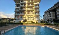 AL-2164, Hallen- und Freibäder, 200 m vom Strand entfernt – 60 m² 1+1 mit Parkplatz, Kargıcak (um 5.500 € reduziert)