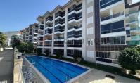 AL-2167, Direkt am Strand mit Meer- und Schlossblick – Möblierte 62 m² große 1+1-Wohnung mit Innenpool, Hamam und Sauna, Kestel