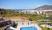 AL-2181, Pool mit Wasserrutsche, Hamam und Sauna – Möblierte 55 m² große 1+1-Wohnung mit Balkon und Blick auf den Pool, Demirtaş