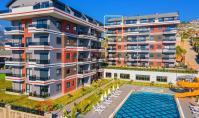 AL-2203, Hallenbad, Sauna und Fitnessraum – Möblierte 135 m² große 3+1-Maisonettewohnung mit Balkonen mit Meerblick und drei Badezimmern, Kargicak